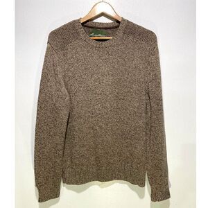 Eddie Bauer sweater dark accademia business casual brown cotton winter men L